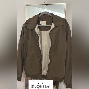 St. John's Bay Men's Tan Lightweight Jacket